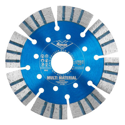 Trojan Pro Multi-Material Diamond Blade 115mm/4.5" x 22.23