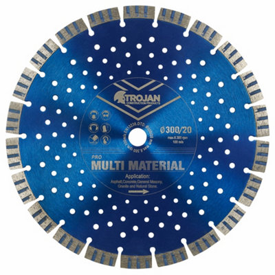 Trojan Pro Multi-Material Diamond Blade 300mm/12" x 20