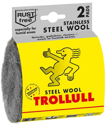 Trollull Stainless Steel Wool 2 Pads