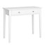 Tromso Desk with 2 Drawers in White