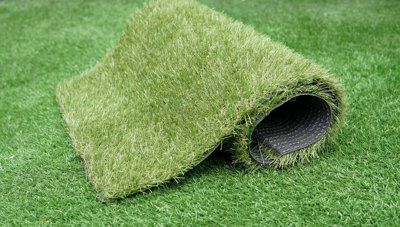 Troon 30 mm Artificial Grass, Premium Artificial Grass, Pet Friendly Artificial Grass-5m(16'4") X 2m(6'6")-10m²