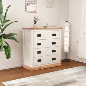 Tropea 4 Drawer Chest of Drawers Bras Drop Handle
