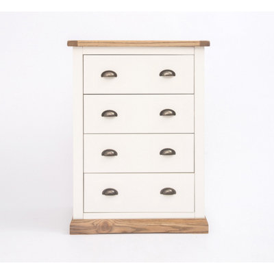 Tropea 4 Drawer Chest of Drawers Brass Cup Handle