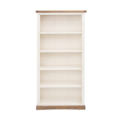 Tropea Off White Bookcase 180x90x30cm