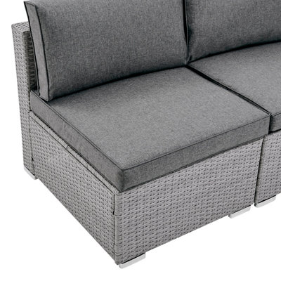 Tropez 10Pc Rattan Garden Furniture Sofa Set Large Modular Outdoor - 6