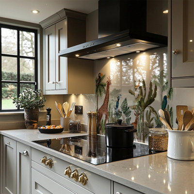 Tropical Animals Splash Back designer style