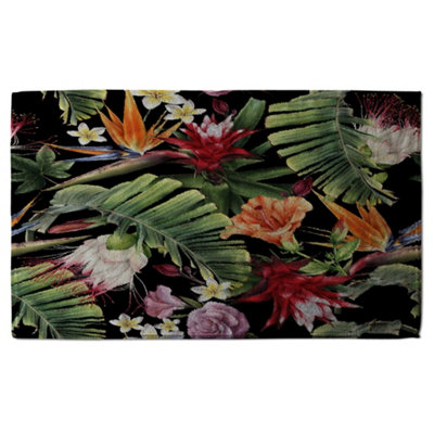 Tropical Flowers & Plant Leaves (Kitchen Towel) / Default Title