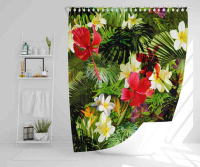 Tropical Foliage (Shower Curtain) / Default Title Price Comparisons | Compare The Build