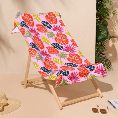 Tropical Large Towel Bath Quick Dry Summer Travel Microfibre Absorbent Swim Holiday Price Comparisons | Compare The Build