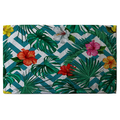 Tropical Leaves & Geometrics (Bath Towel) / Default Title