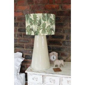Tropical Leaves on Yellow (Ceiling & Lamp Shade) / 25cm x 22cm / Lamp Shade