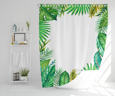 Tropical Leaves (Shower Curtain) / Default Title Price Comparisons | Compare The Build
