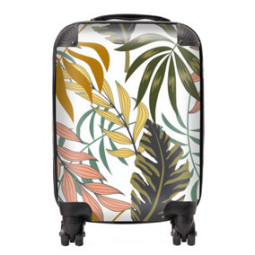 Tropical Leaves Suitcase - Small