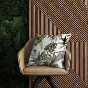 Tropical Sloths Outdoor Cushion 60cm x 60cm