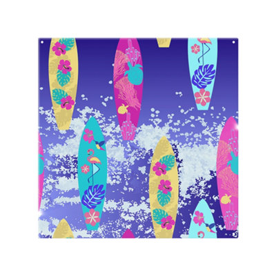Tropical Surf Splash Back designer style