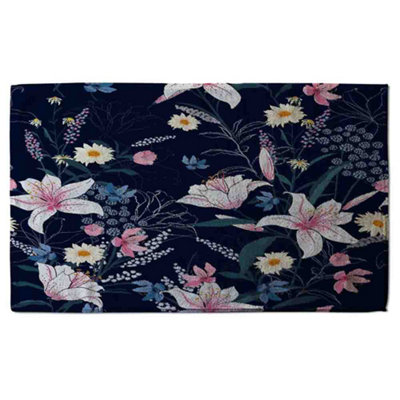 Tropical White & Pink Flowers (Bath Towel) / Default Title Price Comparisons | Compare The Build