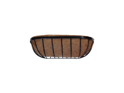 Trough Planter / Manger Planter - Prelined with coco liner - 24"