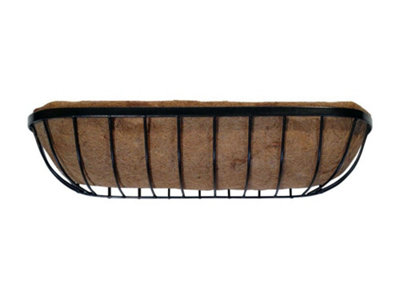 Trough Planter / Manger Planter - Prelined with coco liner - 30"