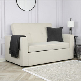 Troy - Pull Out Sofa Bed - Double Sofa Bed - Natural