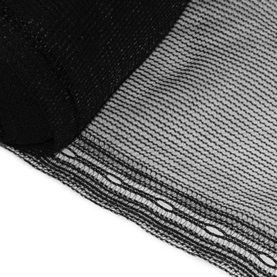 True Products 35% Knitted Windbreak - 45% Greenhouse Shade Netting - Black - 2m x 50m