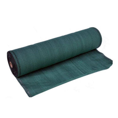 True Products 80% Shade Netting Fabric Privacy Screening Garden Net GREEN - 1.83m (6ft) x 25m