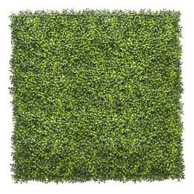 True Products Artificial Boxwood Light Green Plant Living Wall Panel 1m x 1m