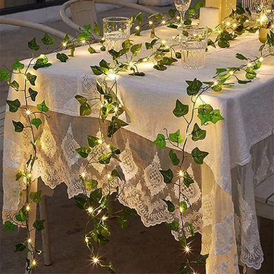 True Products Artificial Ivy Vine Hanging Garland - 235cm - Pack of 12 - 3