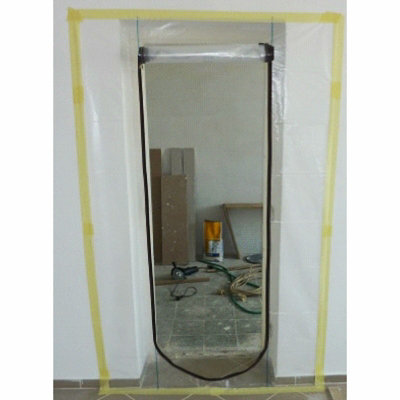 True Products Dust Prevention Screen - U-Shaped Zip Door - 3