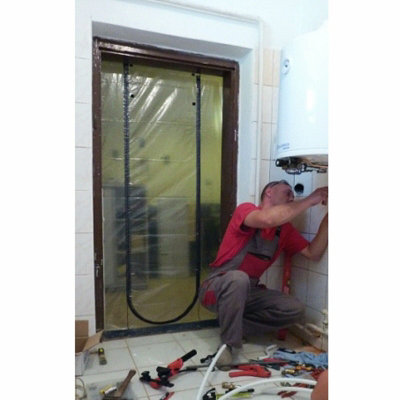 True Products Dust Prevention Screen - U-Shaped Zip Door - 4