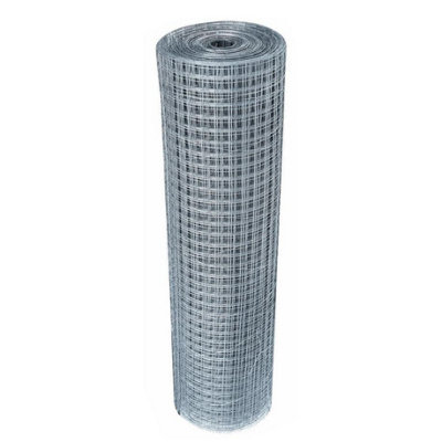 True Products Galvanised Welded Wire Mesh Netting Fencing  - 13mm x 25mm Mesh - 0.9m x 6m