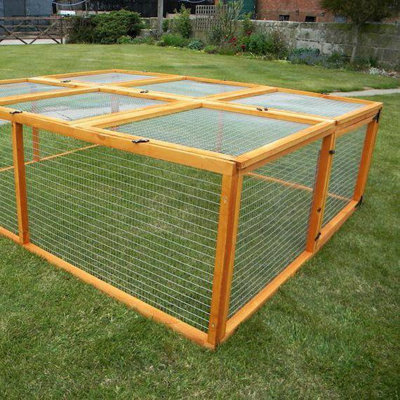 True Products Galvanised Welded Wire Mesh Netting Fencing  - Square 13mm Mesh - 0.9m x 6m