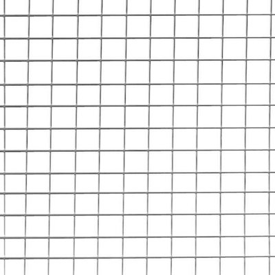 True Products Galvanised Welded Wire Mesh Netting Fencing  - Square 13mm Mesh - 0.9m x 6m