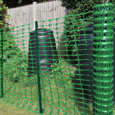 True Products Green 5.5kg Safety Barrier Mesh Fence Netting 1m x 50m ...