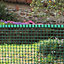True Products Green General Plastic Mesh Garden Fence - 20mm x 20mm Square Mesh - 1m x 30m