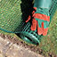 True Products Green General Plastic Mesh Garden Fence - 20mm x 20mm Square Mesh - 1m x 5m