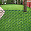 True Products Green Rigid Plastic Mesh Garden Fence - 25mm x 28mm Hexagon Mesh - 1m x 25m