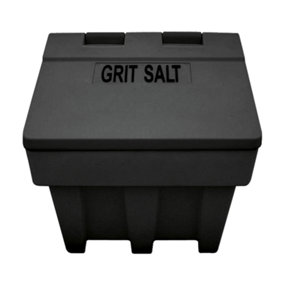 True Products Grit Salt Bin - Black - 250kg (200L)