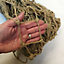 True Products Jute Heavy Duty Pea & Bean Netting For Climbing Plants 100% Natural & Biodegradable 50mm - 1m x 50m