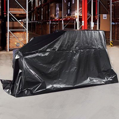 True Products Polythene Sheet Plastic Ground or Protection Cover 1000 gauge - 2m x 50m
