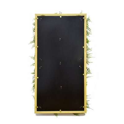 True Products Premium Artificial Living Wall Framed Art Panel 100cm x 50cm Wood Effect PVC Frame - 4