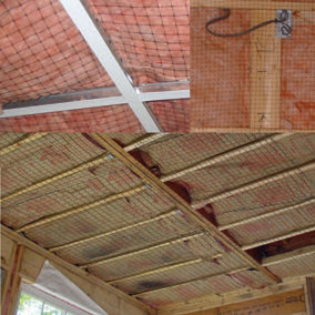 True Products Roof Loft Insulation Support Netting - Anti Bird Animal Net - 1m x 100m