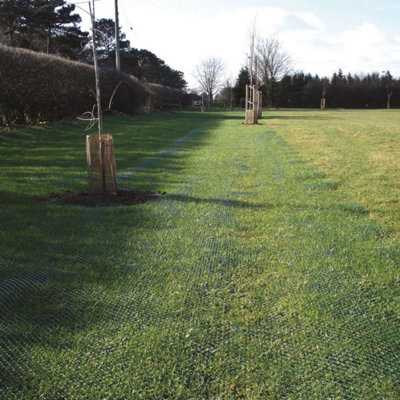 True Products Standard Grass Reinforcement Stabilisation Mesh 450gsm - 1m x 10m - 5