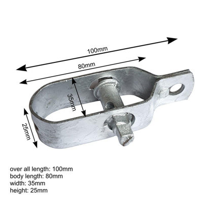 True Products Steel Wire Tensioner - Galvanised - 4inch -  4 pack - 3