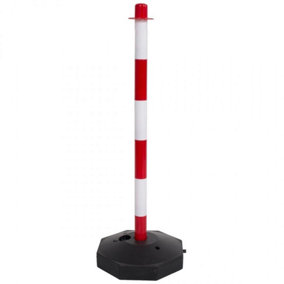 True Products Support Posts and Base for Plastic Chain - Red & White x 1