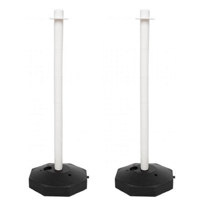 True Products Support Posts and Base for Plastic Chain - White x 2 Price Comparisons | Compare The Build