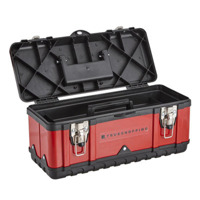 TrueShopping  Stainless Steel and Plastic Toolbox