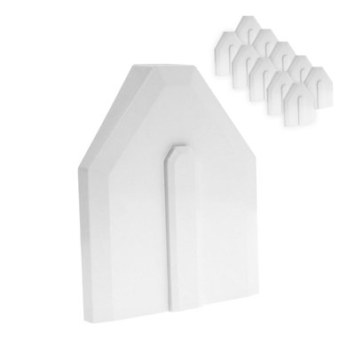 TruMAX Conservatory Glazing Bar End Cap (10 Pack) - White