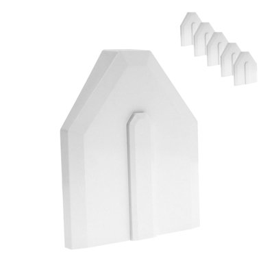 TruMAX Conservatory Glazing Bar End Cap (5 Pack) - White