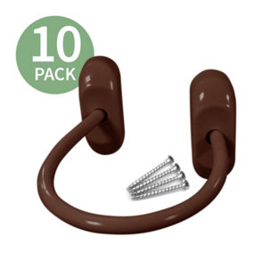 TruMAX Fixed Cable Restrictor (10 Pack) - Brown
