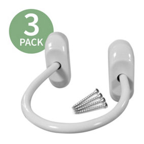 TruMAX Fixed Cable Restrictor (3 Pack) - White